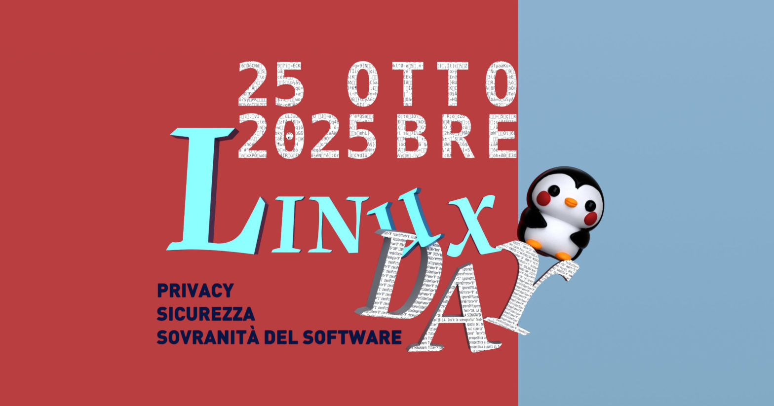 25 Ottobre 2025 - Linux Day - Privacy, sicurezza, sovranità del software